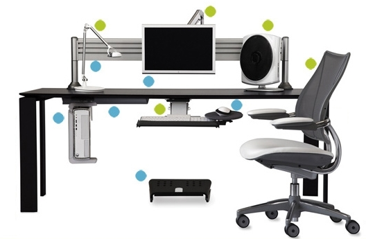 Humanscale Ergonomic Workstation 