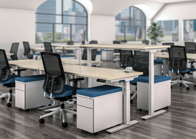 Height-Adjustable – Open Area Workstations